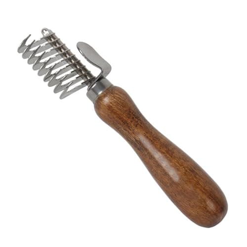 undercoat rake for dogs, detangling brush for long hair pets, furminator for dogs, pet grooming supplies, ergonomic detangler for pets hair - Image 3