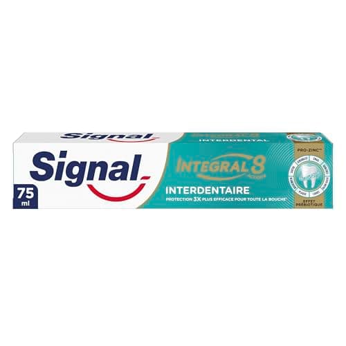 SIGNAL - Integral 8 Interdental Prebiotic Effect Toothpaste - Complete Protection 3x more effective - 95% natural ingredients - 75 ml - Image 2