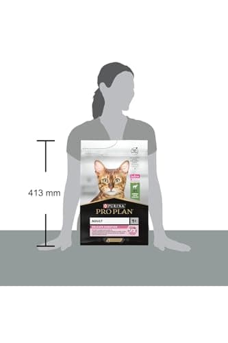 PURINA PRO PLAN | Adult DELICATE DIGESTION | Complete Food for Adult Cats | Promotes a Healthy Digestive System | Dry Food | Lamb | Bag | Pack of 4 x 3 kg - Image 7