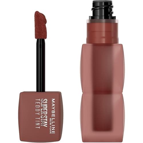 Maybelline New York - Blush à Lèvres Teddy Tint - Effet Mat Fondu - Tenue Longue Durée - Teinte : Mascara Tear (20) - Contenance : 5 ml - Image 2