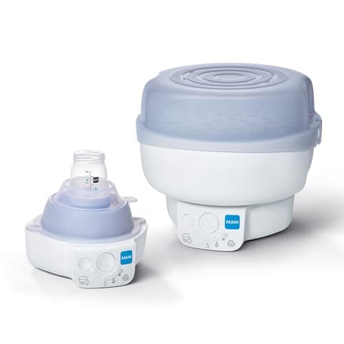 MAM Electric and heated steriliser for express bottles, capacity up to 6 bottles, includes: 1 x 160 ml anti-colic bottle and original start teat 0-2 months - Image 2