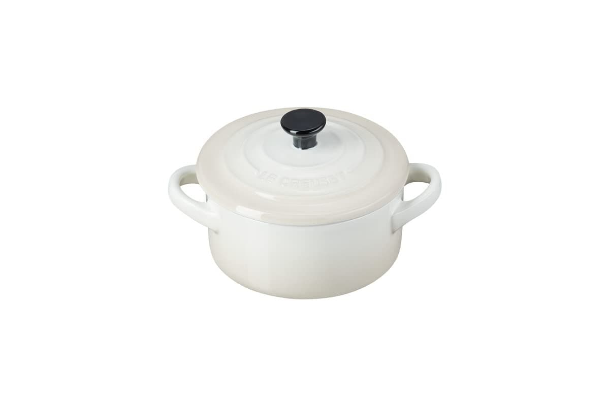 Le Creuset 71901107160100 Mini Round Ceramic Casserole Dish 250 ml Meringue - Image 1