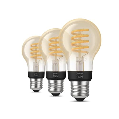 Philips Hue White Ambiance, ampoule LED connectée filament culot E27, compatible Bluetooth, pack de 3, fonctionne avec Alexa, Google et Apple Homekit - Image 6