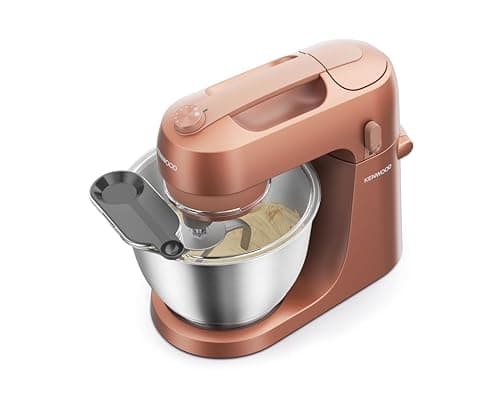 Kenwood Go KZM35.000RD Space-Saving Mixer with 4 Litre Bowl, K Hook, Balloon Whisk, Dough Hook, Splash Guard and Measuring Spoon, Metal Body with Handle - Image 3