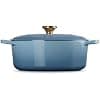 Le Creuset Chambray 21178294344441 Signature Enamelled Cast Iron Casserole Dish with Lid, 29 cm, Oval, 4.7 L, 4.7 kg - Image 4