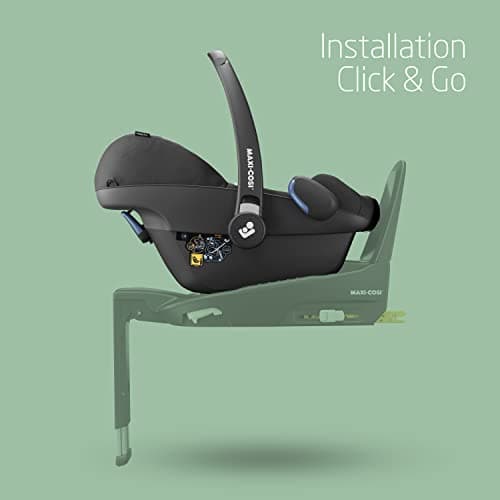 Maxi-Cosi Pebble Pro i-Size, Baby Car Seat, Newborn Baby Car Seat, Newborn to Approximately 12 Months, 45 to 75 cm, Essential Black - Image 4