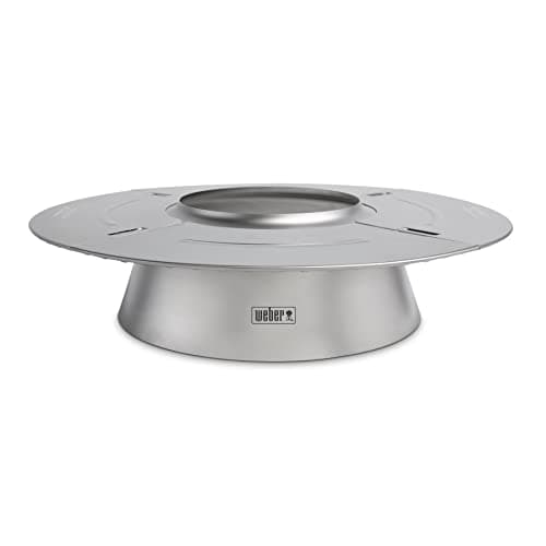 Weber Carbon Heat Regulator for Charcoal Barbecues from Ø 57 cm, Stainless Steel, Fast or Slow Cooking, with Diffuser Ring – Silver (7666) - Image 2