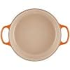 LE CREUSET Signature Enamelled Cast Iron Low Round Casserole, 30 cm, 6.2 L, Volcanic, 21179300902430 - Image 4