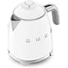 Smeg, KLF05WHEU Small Electric Kettle 0.8 L, Stainless Steel Filter, Automatic Safety Shutdown, Water Level Indicator, Non-slip Base and Integrated Cord Storage, Power 1400 W, White - Image 4