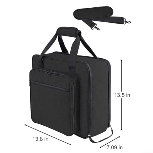 Sac de voyage pour machine à café, étui de transport à ouverture latérale pour machines à usage unique K-Mini, rangement rembourré pour accessoires, sac de voyage pour cafetières - Image 6