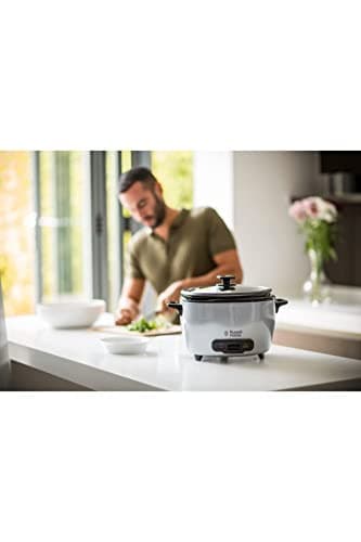 Russell Hobbs Maxicook Rice Cooker [Family] (5L, 14 servings, 700W, Spatula & Pod Incl., Auto Hot Stop & Keep, Also Ideal for Vegetables/Fish etc., Non-Stick Bowl) 23570-56 - Image 7