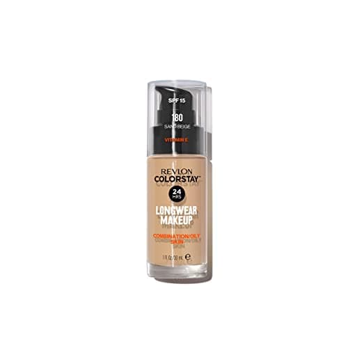 Revlon ColorStay - Fond de teint Longue Tenue 24H - Maquillage Teint et Soin Peaux Mixtes à Grasses - Formule Nourrissante et Protectrice à Base de Vitamine E - SPF 15-30 ml - N180 Sand Beige - Image 3