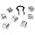 HyperX HyperX Keys - Full Set - PBT - {White} - US English Layout - 104 Keys, Backlight, OEM Profile - Image 6