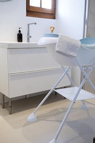 BÉABA, Camele'O Baby Bath and Changing Table Holder, Suitable for Bath, Changing Table, Foldable, Can Be Disassembled, White - Image 3
