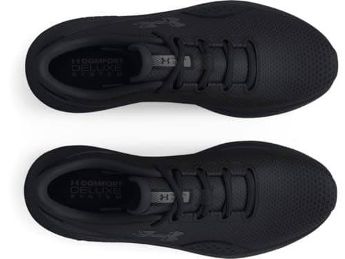 Under Armour UA Charged Surge 4 Chaussures de sport pour hommes, baskets légères et respirantes, couleur noir/gris anthracite/blanc - Image 6