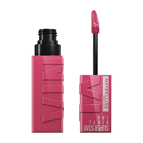 Maybelline New York - Rouge à Lèvres Liquide - Encre Effet Vinyl Brillant - Longue Tenue - Couleur Intense Ultra-Glossy - Sans Transfert - SuperStay Vinyl Ink - Teinte : Coy (20) - Image 4