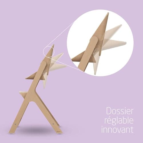 Maxi-Cosi Nesta Pack, Evolutionary Baby Highchair, Newborn Set – Reclining and Adjustable Highchair, 3 to 99 Years, Natural Wood + Newborn Kit, 0 to 6 Months, 0 to 9 kg, Beyond Sky Grey - Image 4
