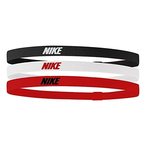 Nike Men's Headbands, Cotton, Black/White/University Red, One Size - Image 3
