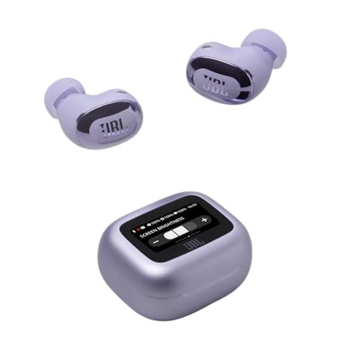 JBL Live Buds 3, Écouteurs sans fil, Bluetooth, jusqu'à 40 h d'autonomie, Réduction de Bruit Active, son haute fidélité JBL Signature, étanches à l'eau IP55, violet - Image 3