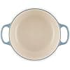 Le Creuset Chambray 21177204344441 Enamelled Cast Iron Signature Casserole Dish with Lid, Ø 20 cm, Round, 2.4 L, 3.1 kg - Image 5