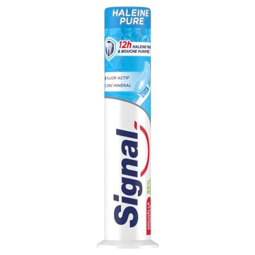 SIGNAL - Pure breath toothpaste measuring device - 12 hours of fresh breath - Purified mouth - 95% ingredients of natural origin - 100 ml - Image 2