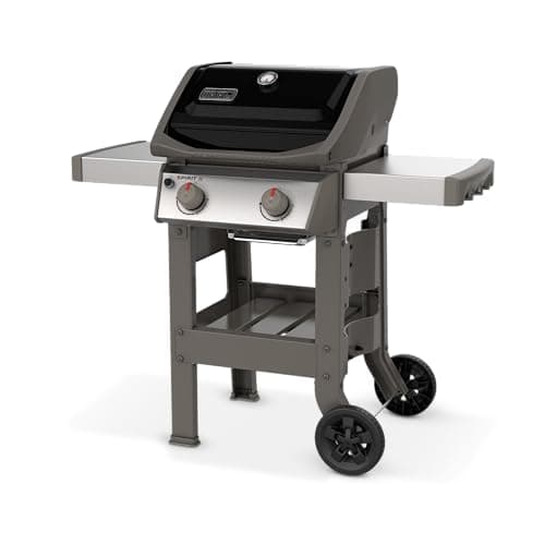 Weber Spirit II E-210/2 Burner Gas Grill, Gourmet BBQ System Grills, GS4 Powerful Cooking System, 51 x 46 cm Cooking Surface, Integrated Side Shelves, Black/Silver - Image 3