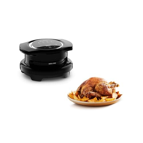 Moulinex Extra Crisp Cookeo, Air Fryer Lid, Crisp Recipes, Oil-Free Cooking, 4 Programmes, Adjustable Temperature, Compatible with Cookeo 6 L, Black EZ150800 - Image 3