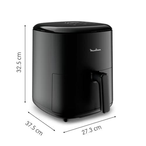 Moulinex Friteuse sans huile, Capacité XL 5L, Jusqu'à 6 personnes, 10 Programmes automatiques, Air Fryer, Ecran tactile digital, Gain de temps et d'énergie, Easy Fry Max, EZ245820 - Image 6