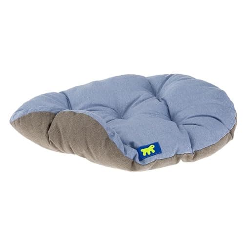 Ferplast Panier Chien Relax, Coussin pour Chiens de petite Taille, Panier Chats, Tapis pour chenils et voitures, Lavable, en coton avec rembourrage doux, 43 x 30 cm. Bleu ciel - Image 6