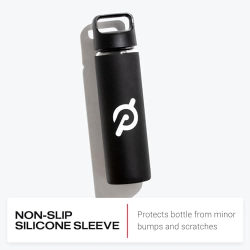 Peloton Glass Water Bottle | 16 oz Bottle with Non Slip Silicone Sleeve, Easy Screw Top Opening and Easy Carry Handle - Image 6