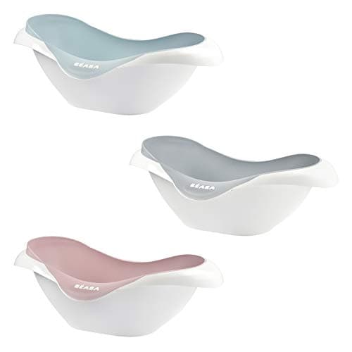 BÉABA, Camélé'O Baby Bath, Non-Slip and Comfort, Made in France, Soft and Soft Material, Multifunctional, Ergonomic, Drain Plug, Camélé'O, Light Mist - Image 7