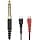kwmobile Cable Compatible with Sennheiser HD25 / HD560 / HD540 / HD480 / HD430 / HD414 / HD250 - Replacement 3.5mm Headphone Cable - Image 6