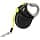 Retractable Dog Lead, Flexible Lead, Up to 50 kg, Nylon Tape with Reflective Stitching for Medium and Large Dogs for Walking, 8 m, Black and Yellow - Image 2