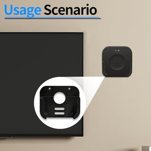 Support mural pour appareil de commande Philips Hue Bridge Pro - Support mural pour commande Smart Home - Support avec fermeture et vis - Montage facile - Pour salon, bureau, zone réseau - Image 7