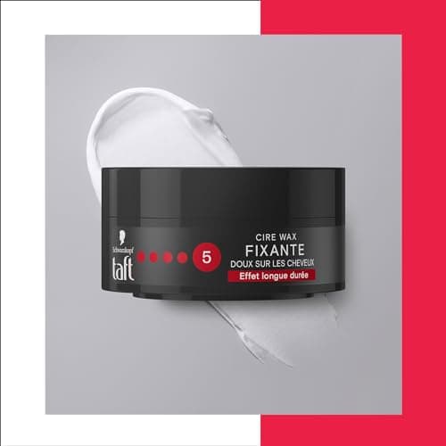 Taft - Schwarzkopf - Power Fixing Wax - Hair Wax - Very strong hold - Long lasting - 48h hold - Protects against drying out - Styling Hair - 75ml jar - Image 7