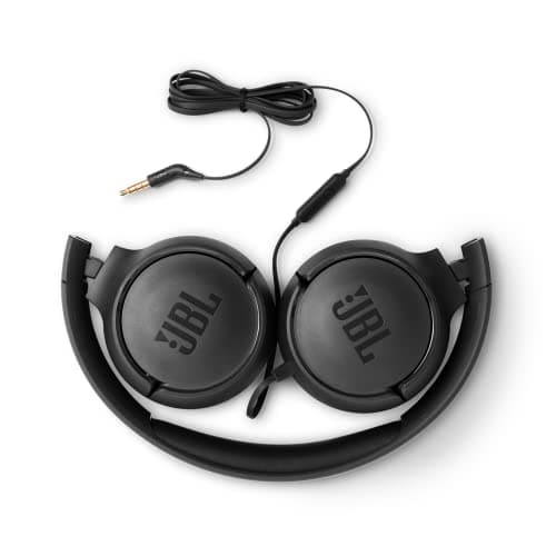 JBL T500BLK Casque Filaire Cable Plat Anti-NŒUDS - Image 6