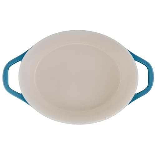 Tefal Air Cast Iron Casserole Dish Oval 30 cm Cast Aluminium Lightweight Easy Clean Safe Ceramic Coating Condensing Lid Oven Safe Induction E2708904 - Image 3
