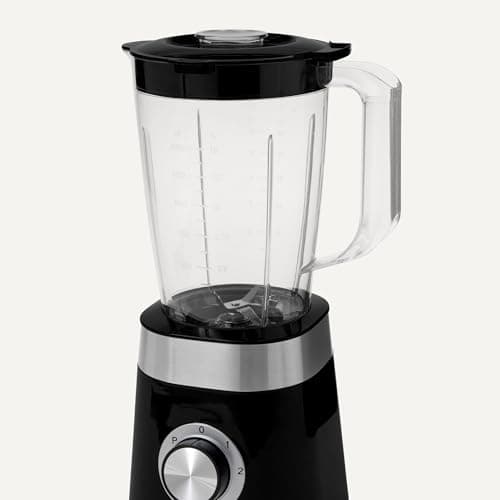 Amazon Basics Mixeur de cuisine avec pichet en plastique de 1.5 l, 600 W pour faire des smoothies et piler de la glace, Noir - Image 5
