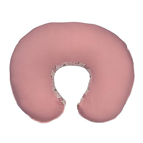 Chicco Boppy Ergonomic Cushion for Breastfeeding or Feeding Bottle with Pink and White Flowers Design - Image 3