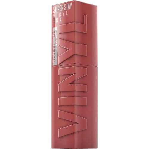 Maybelline New York - Liquid Lipstick - Glossy Vinyl Effect - Long-lasting - SuperStay Vinyl Ink Nude Shock - Shade : Peppy (115) - Image 3