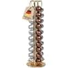 Coffee Capsule Holder Compatible with Nespresso Capsules (40 Pcs) Gold Iron Capsule Holder 4.5 x 14.8 inch 360 Degree Rotating Capsule Holder Coffee Capsule Holder - Image 2