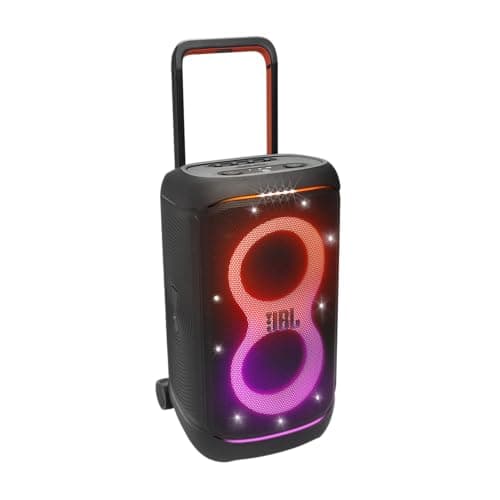 JBL Partybox 520, Wireless Bluetooth Party Speaker, 15 Hour Battery Life, Portable Design, Dynamic Light Show, IPX4, Multi-Speaker Connection, AI Sound Boost, Microphone Input, Black - Image 3