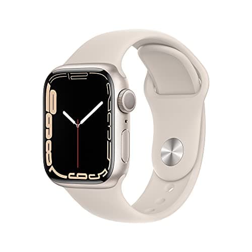 Apple Watch Series 7 (GPS, 41MM) Star Light Aluminum Case with Star Light Sport Strap (Refurbished) - Image 3