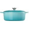 Le Creuset Signature Enamelled Cast Iron Casserole Dish with Lid, 29 cm, Oval, 4.7 L, 4.7 kg, Caribbean Blue, 21178294082430 - Image 5