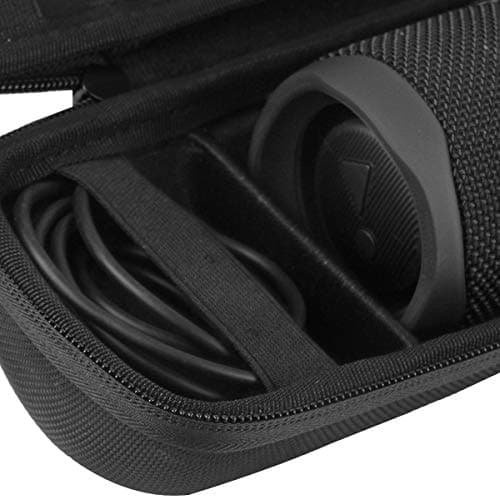 Khanka Hard Case Travel Case Cover for JBL Flip 7/6/5 Portable Bluetooth Speaker (All Black) - Image 6