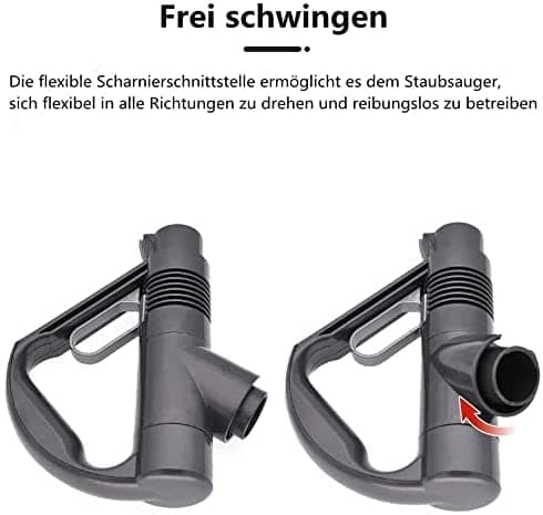Replacement Handle Compatible for Dyson DC19 DC23 DC26 DC29 DC32 DC36 DC37 Vacuum Cleaners (Grey/Titanium) - Image 5