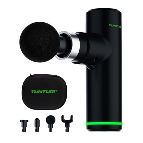 Tunturi Massage Gun Mini - Massage Device - Massage Gun - Rechargeable - 4 Accessories and Case Included - Image 3