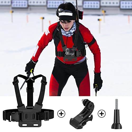Compatibile Con GoPro 9-in-1 Accessories Kit, Chest Harness, Attachment Harness Headband, Wrist Clip Clip Backpack, Compatible with GoPro Hero 9 8 7 6 5, SJCAM, Insta360 - Image 7