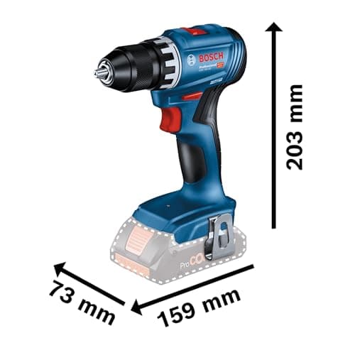 Bosch Professional 18V System perceuse-visseuse sans-fil GSR 18V-45 (vitesse de rotation 1 900 tr/min, sans batterie ni chargeur, dans boîte en carton) - Image 3