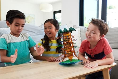 Mattel Games SOS Ouistiti : Panique dans l’arbre Jeu de société pour soirées en famille, soirées jeux, voyages et camping, HTW65 - Image 4